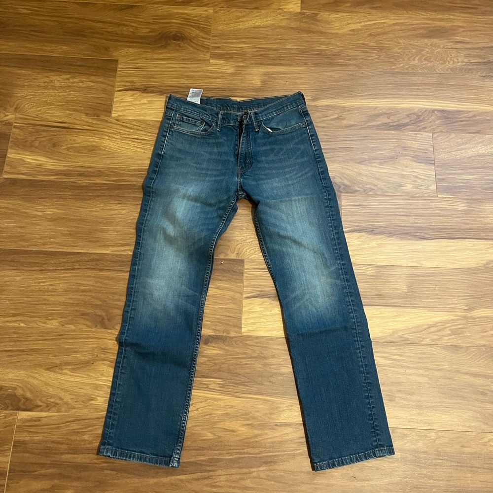 Levi's Men's Dark Blue Straight Jeans